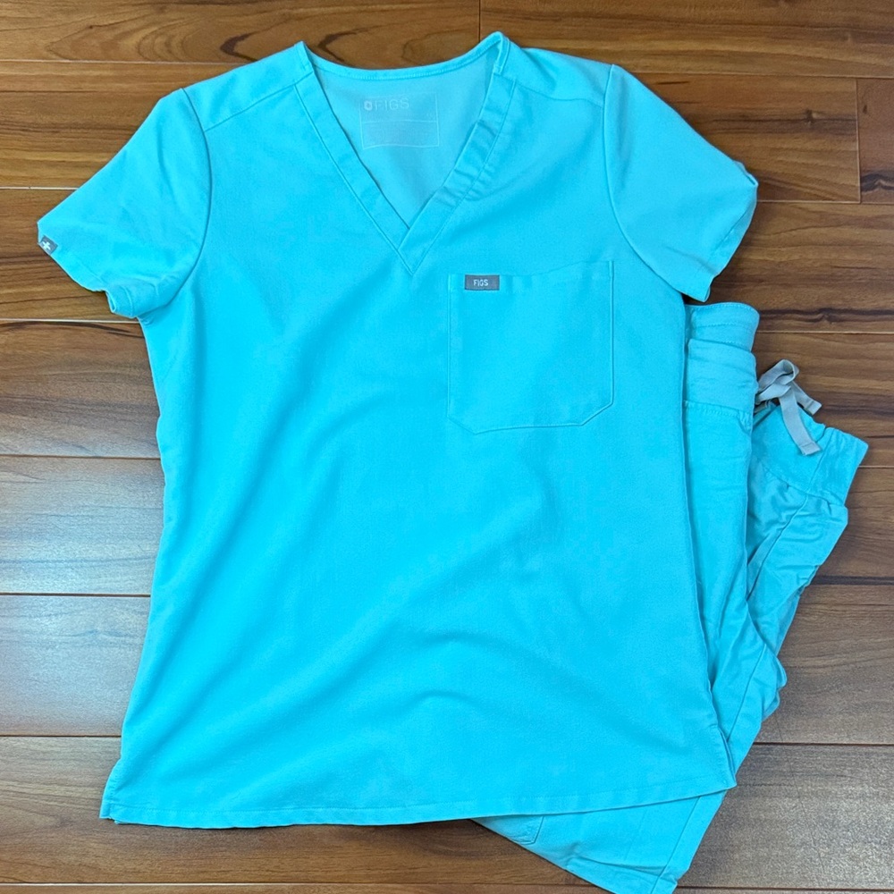 Figs Aqua Scrub Set